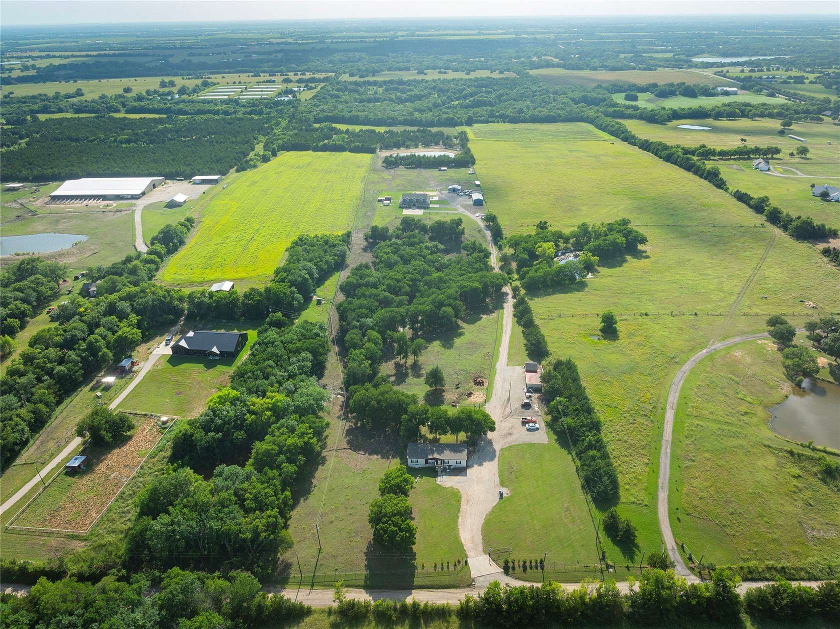 20 Acres of Land with Home for Sale in Leonard, Texas