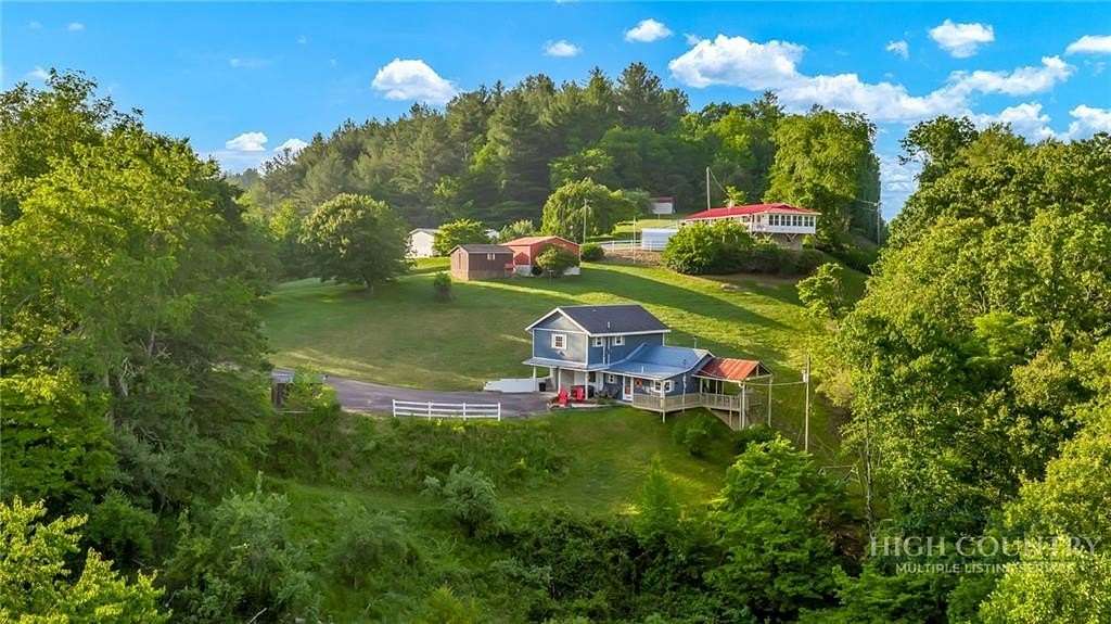 1.65 Acres of Land with Home for Sale in Crumpler, North Carolina