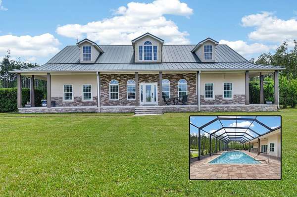 10.3 Acres of Land with Home for Sale in Bunnell, Florida