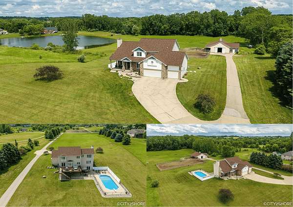 10 Acres of Land with Home for Sale in Hudsonville, Michigan