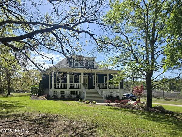 4.5 Acres of Land with Home for Sale in Hampstead, North Carolina