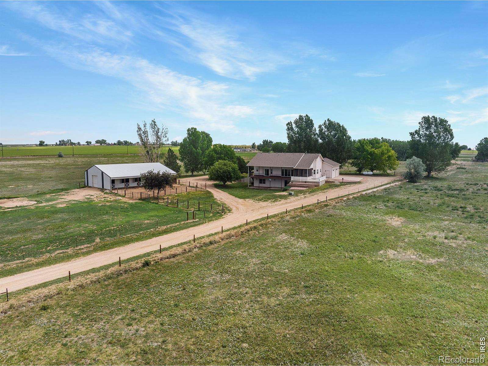 73.6 Acres of Land with Home for Sale in Greeley, Colorado