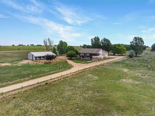 73.6 Acres of Land with Home for Sale in Greeley, Colorado