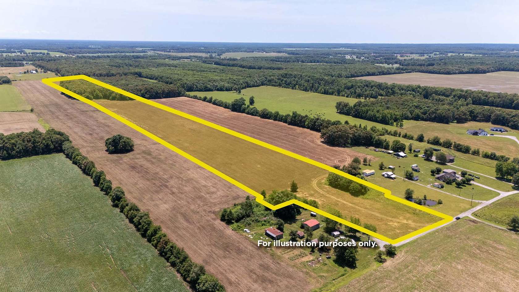 34 Acres of Agricultural Land for Auction in Woodbury, Tennessee