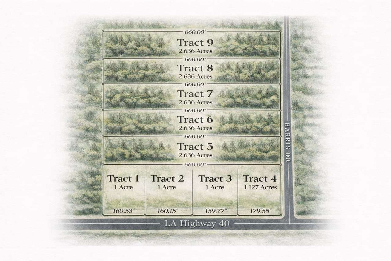 2.64 Acres of Land for Sale in Albany, Louisiana