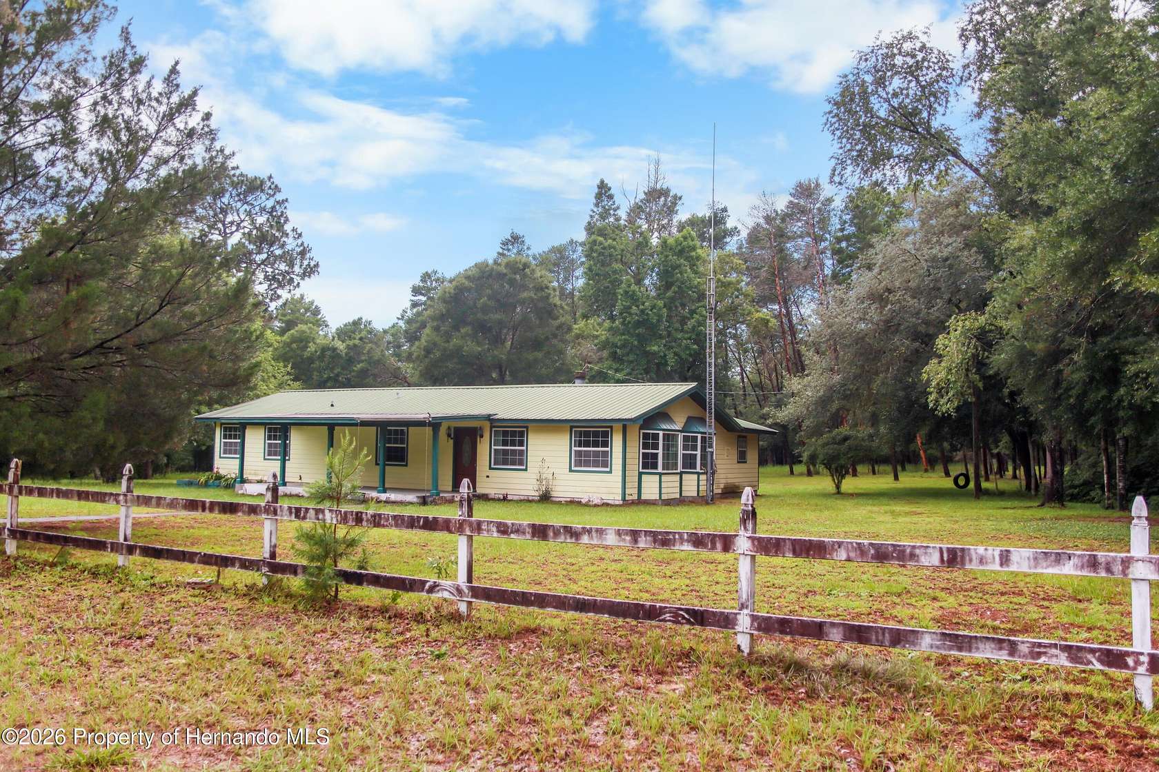 4.9 Acres of Land with Home for Sale in Brooksville, Florida