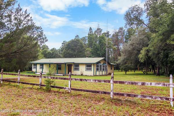 4.9 Acres of Land with Home for Sale in Brooksville, Florida