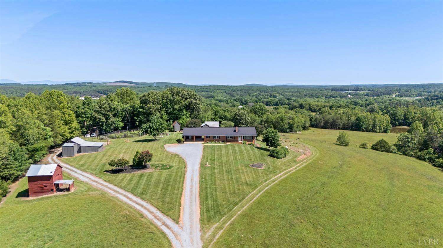45 Acres of Agricultural Land with Home for Sale in Hurt, Virginia