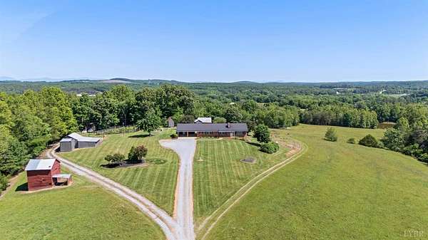 45 Acres of Agricultural Land with Home for Sale in Hurt, Virginia