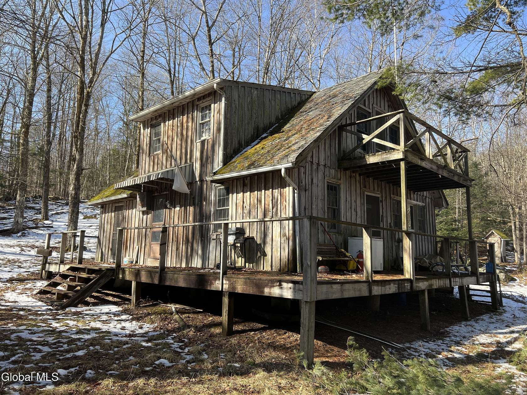 91 Acres of Recreational Land with Home for Sale in Conesville, New York