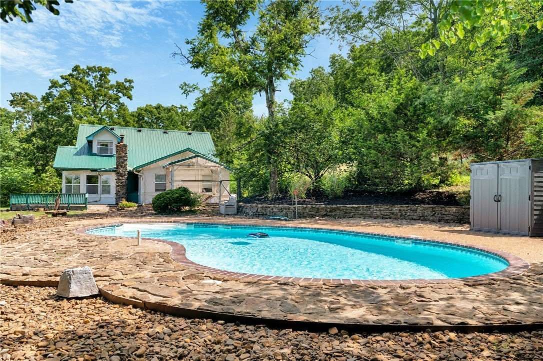 7.28 Acres of Land with Home for Sale in West Fork, Arkansas