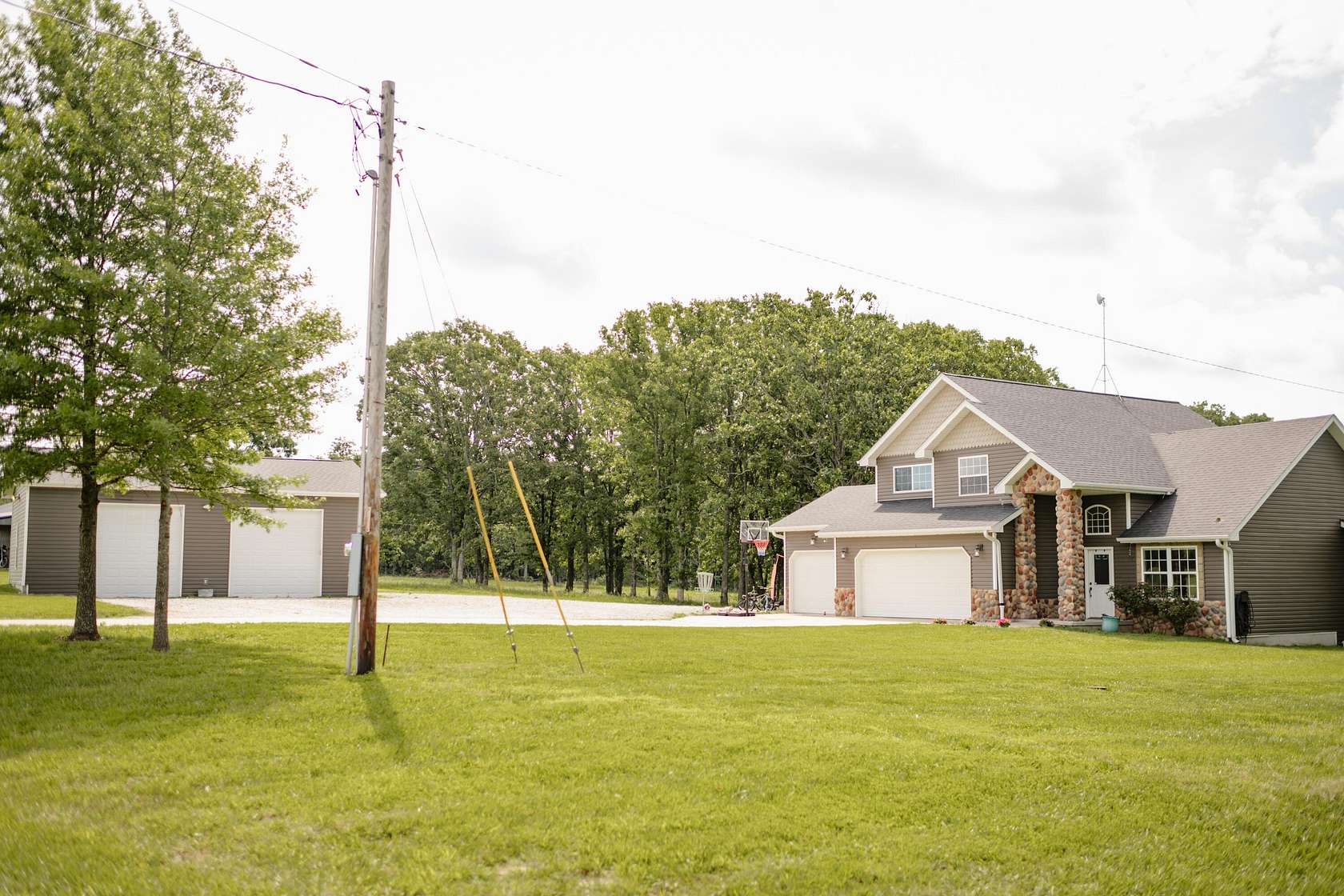 1.83 Acres of Land with Home for Sale in Roby, Missouri