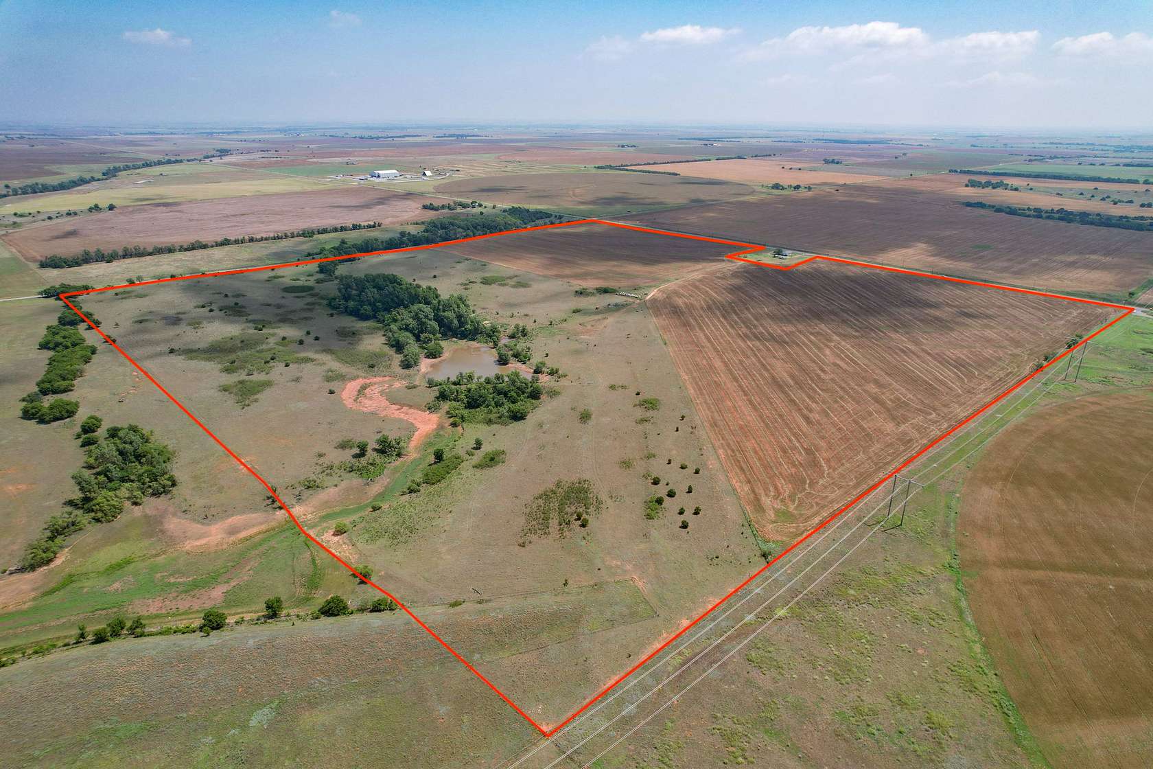 158 Acres of Land for Sale in Carnegie, Oklahoma