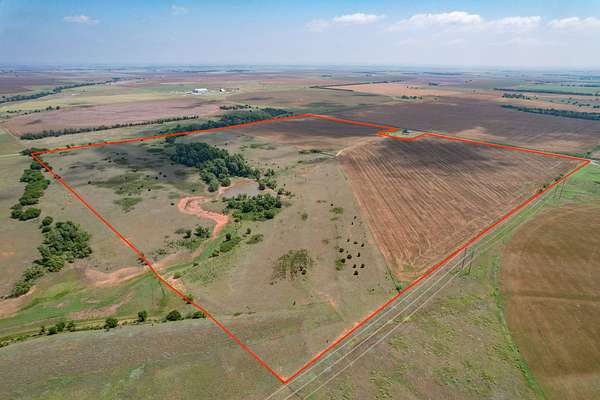 158 Acres of Land for Sale in Carnegie, Oklahoma