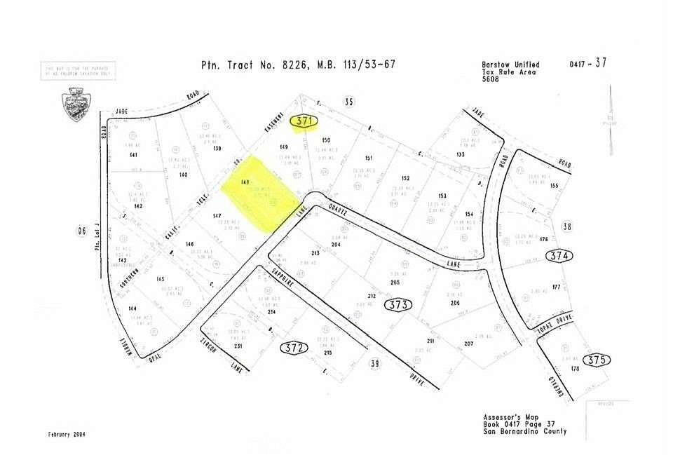 2.12 Acres of Land for Sale in Barstow, California