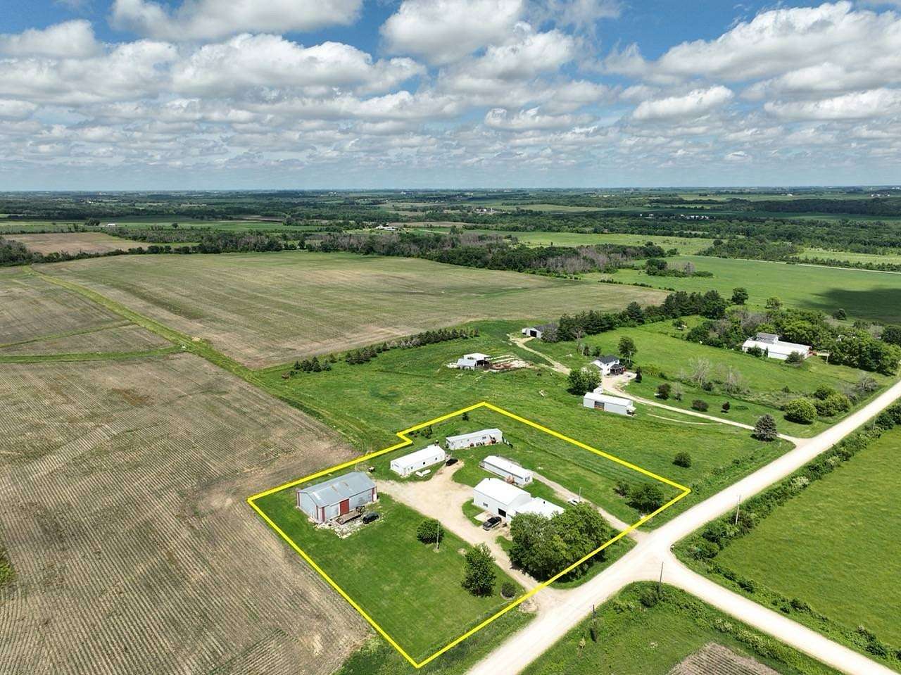 2 Acres of Land with Home for Sale in Nashua, Iowa