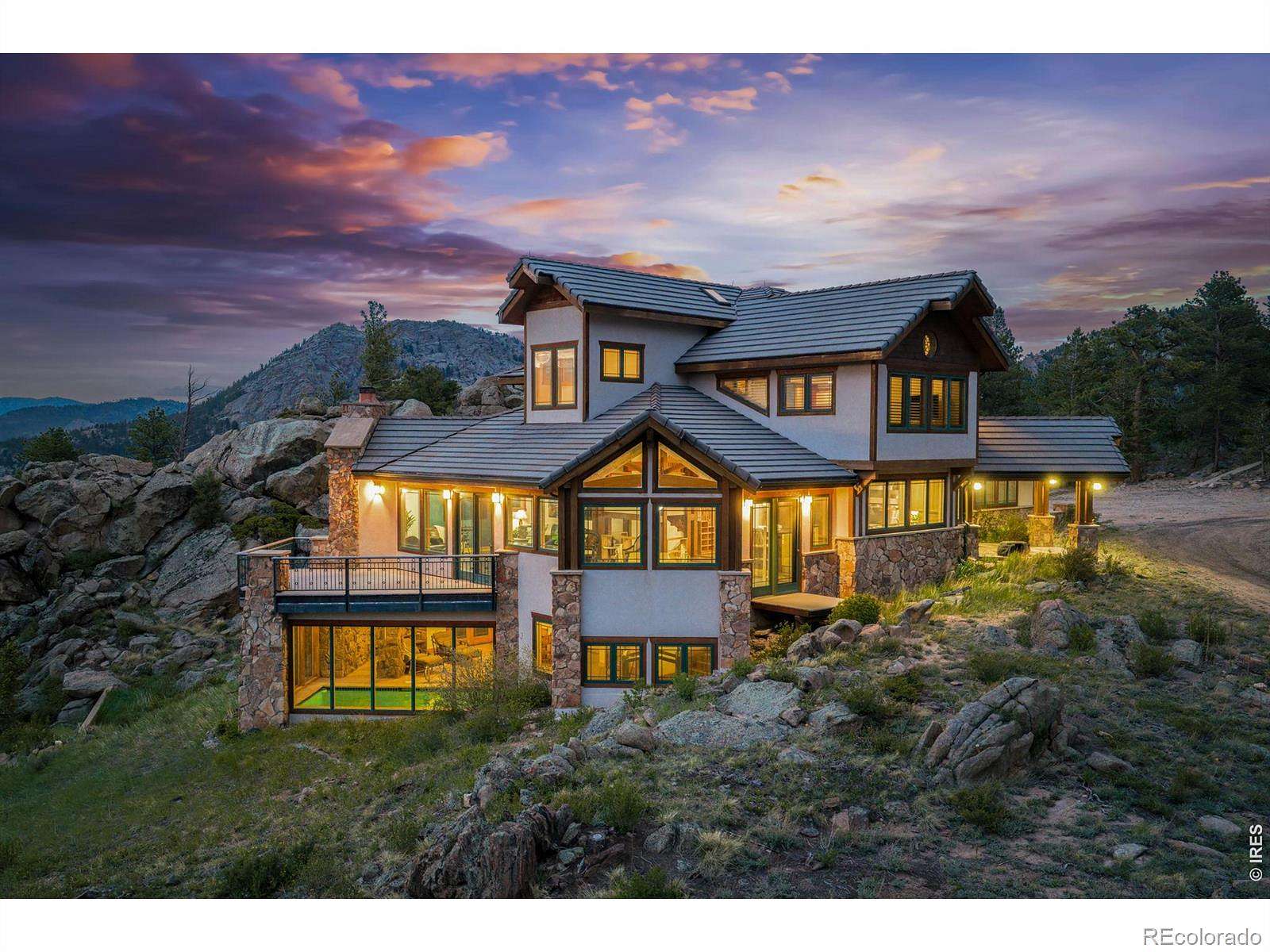 160 Acres of Land with Home for Sale in Estes Park, Colorado