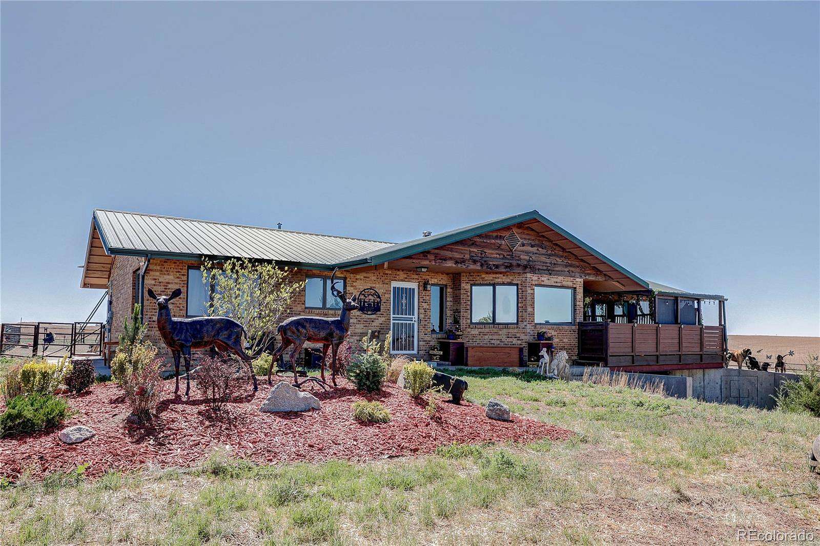5 Acres of Land with Home for Sale in Strasburg, Colorado