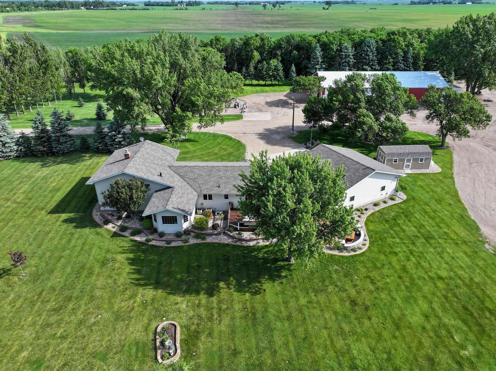 7.22 Acres of Land with Home for Sale in Norcross, Minnesota
