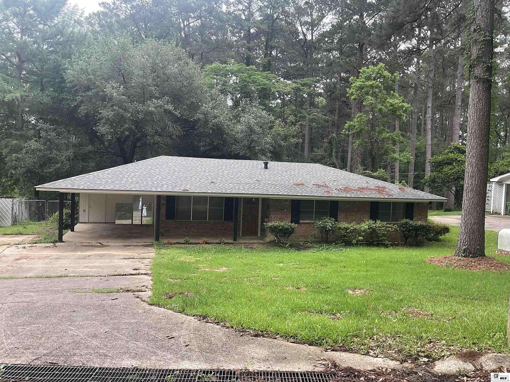 2 Acres of Land with Home for Sale in Farmerville, Louisiana