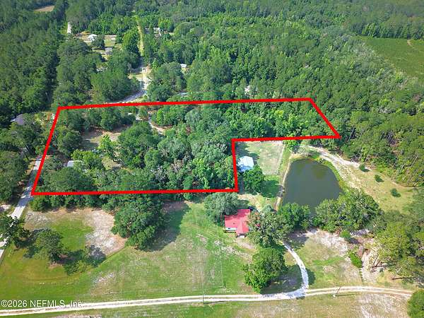5 Acres of Land with Home for Sale in Lake City, Florida