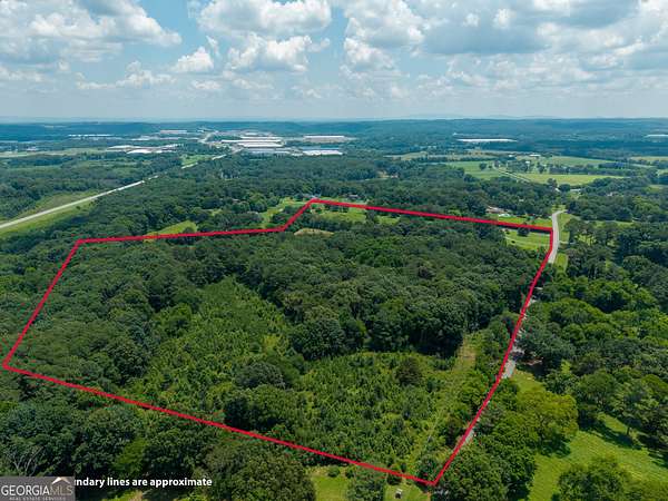 34.6 Acres of Land with Home for Sale in Calhoun, Georgia