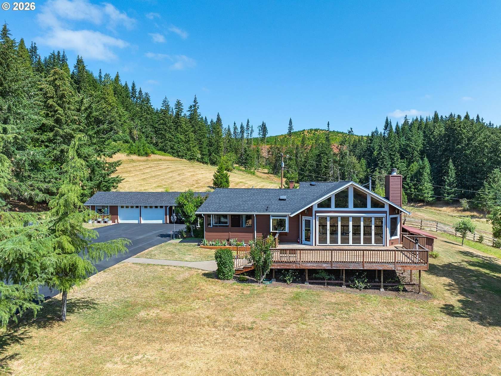 85 Acres of Recreational Land with Home for Sale in Cottage Grove, Oregon