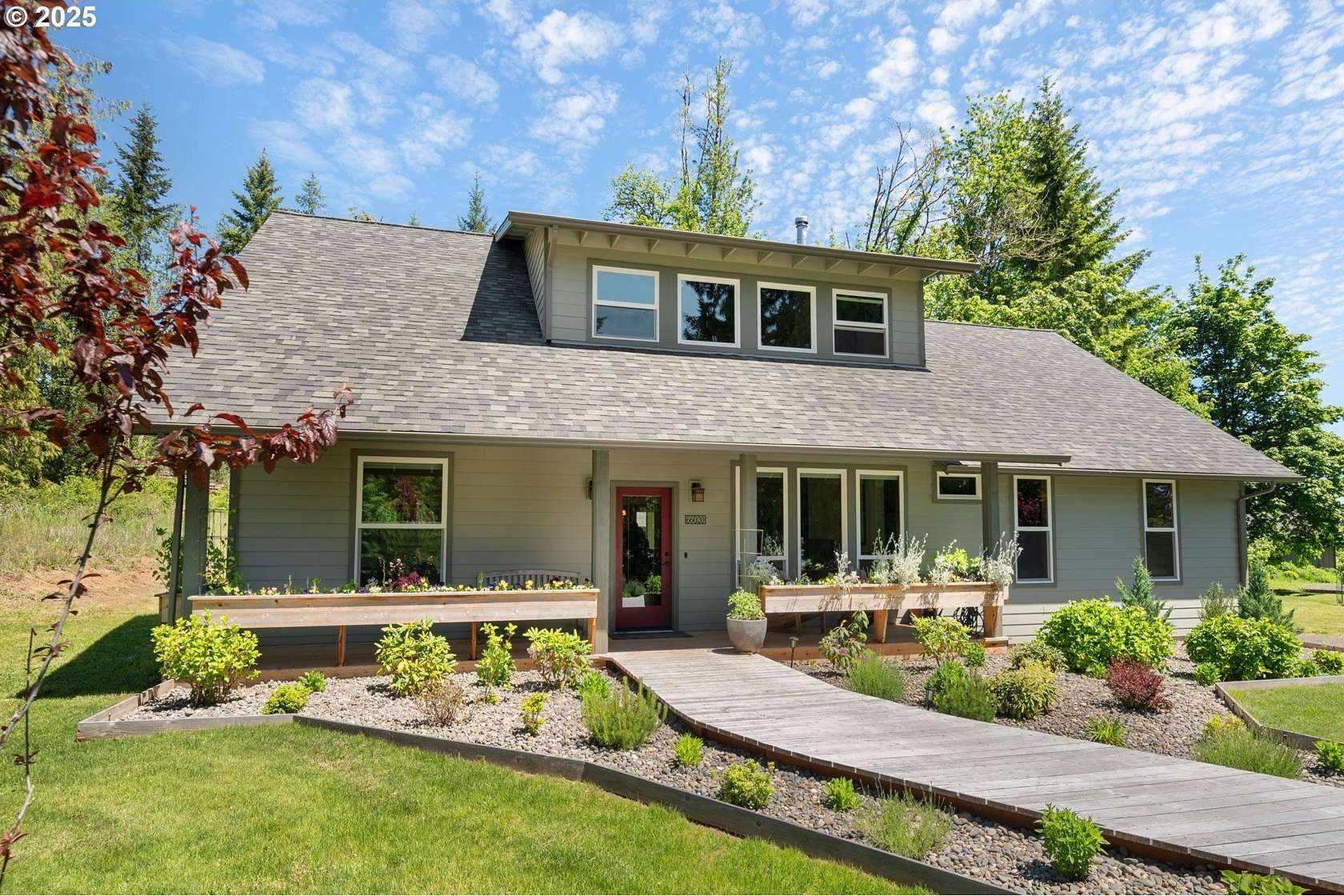 7.13 Acres of Land with Home for Sale in Deer Island, Oregon