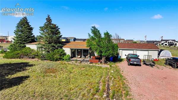 5 Acres of Land with Home for Sale in Colorado Springs, Colorado