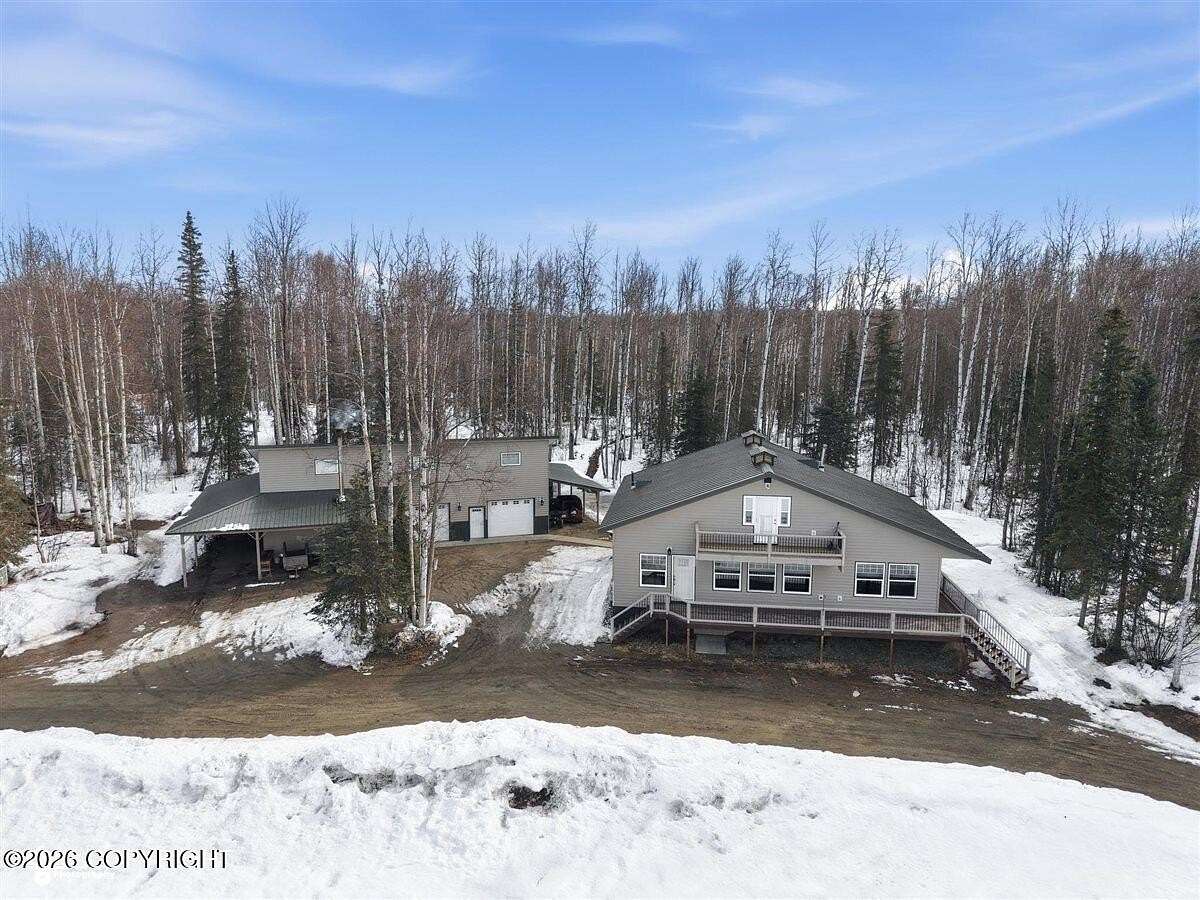 110 Acres of Land with Home for Sale in Willow, Alaska