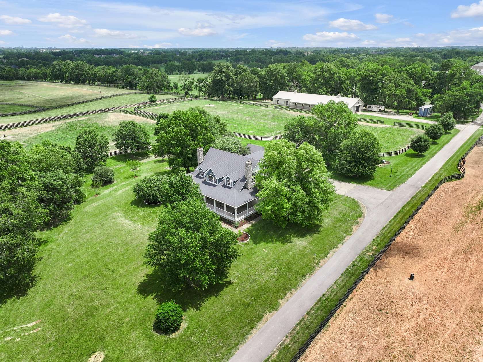 20.4 Acres of Agricultural Land with Home for Sale in Nicholasville, Kentucky