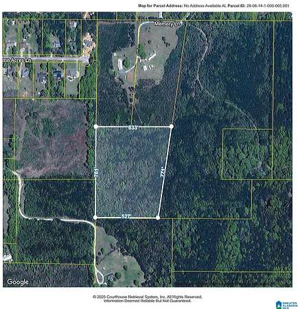 36.6 Acres of Land for Sale in Sylacauga, Alabama