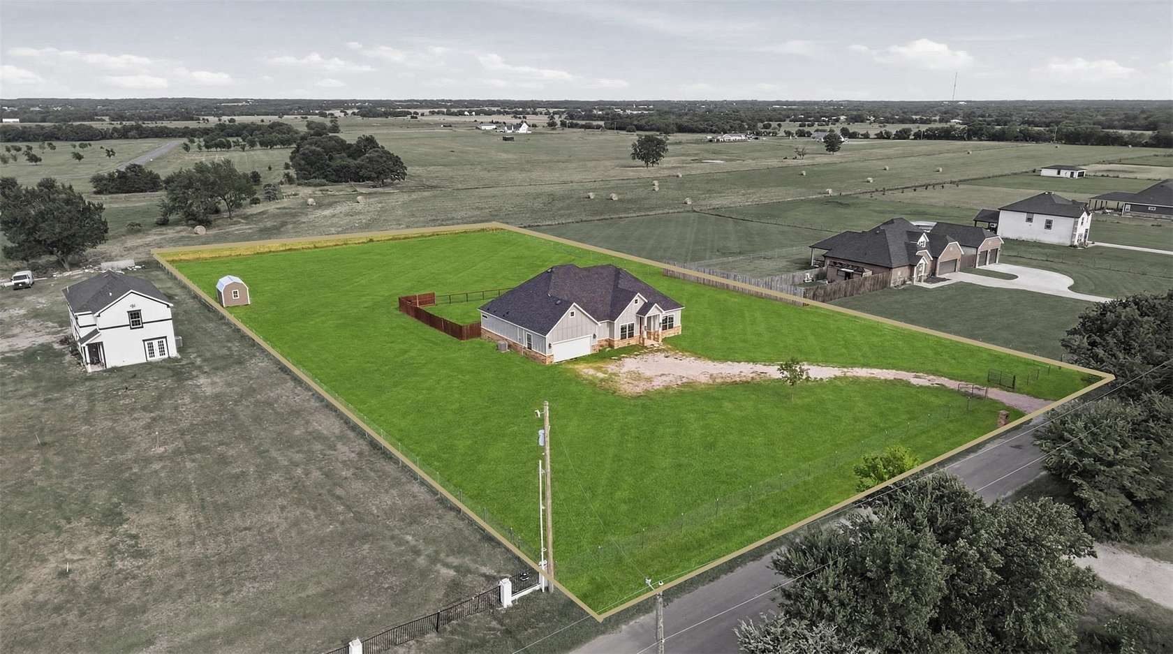 1.7 Acres of Land with Home for Sale in Campbell, Texas