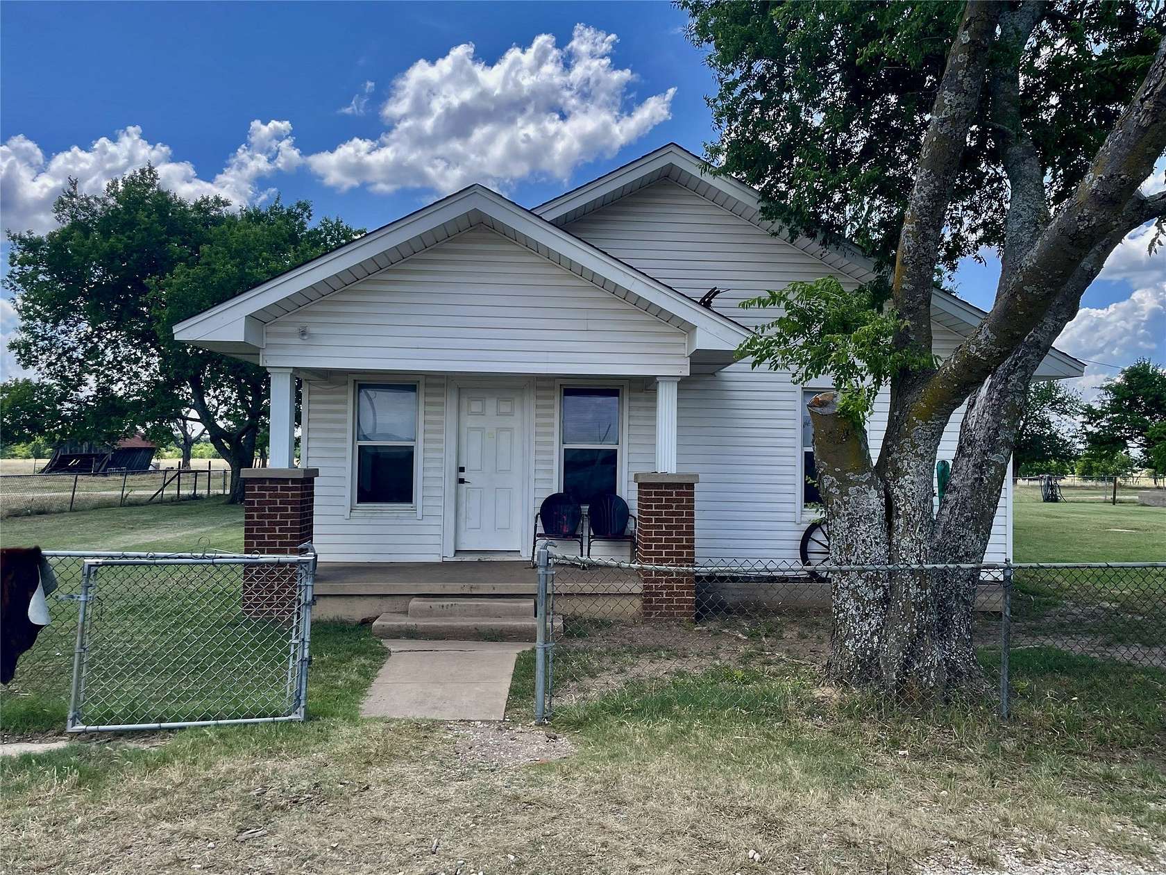 17.5 Acres of Land with Home for Lease in Sanger, Texas