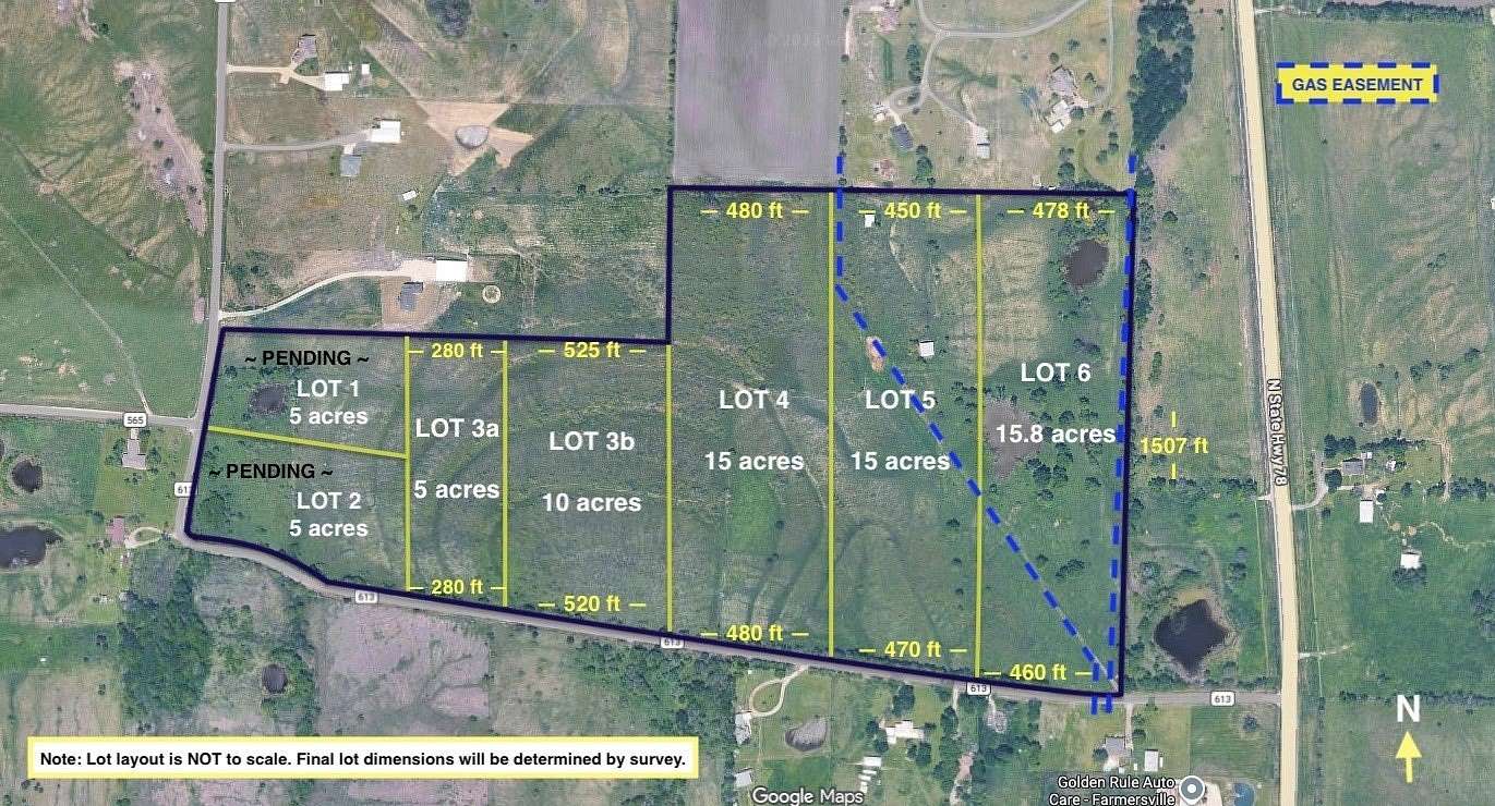 15 Acres of Land for Sale in Farmersville, Texas