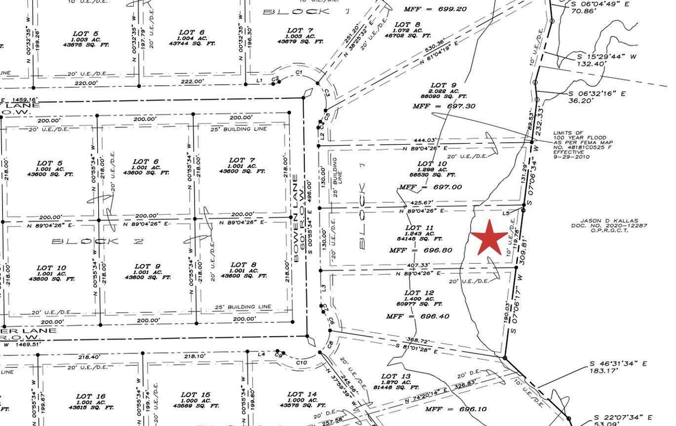 1.24 Acres of Residential Land for Sale in Van Alstyne, Texas