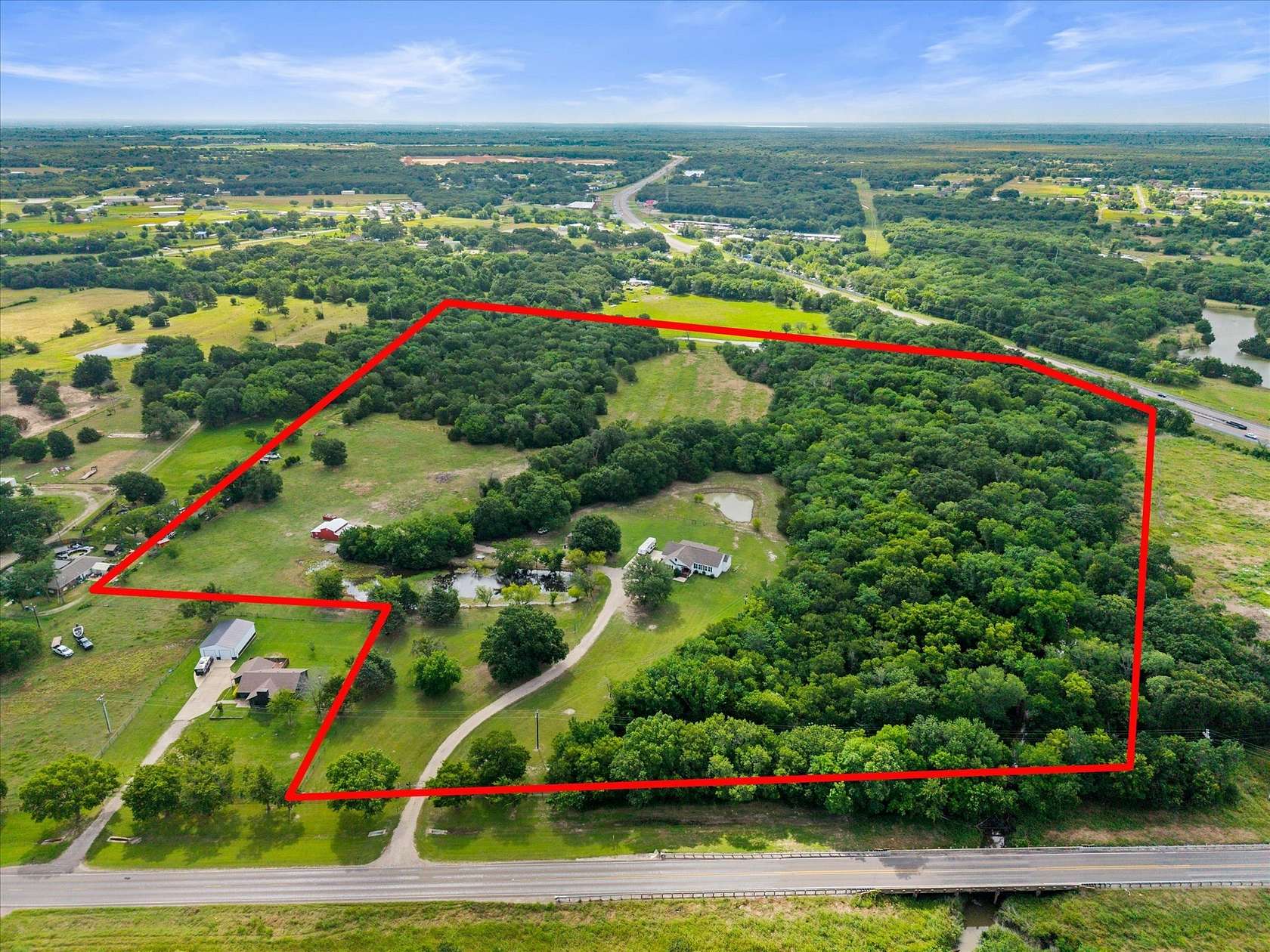 30 Acres of Land with Home for Sale in Union Valley, Texas