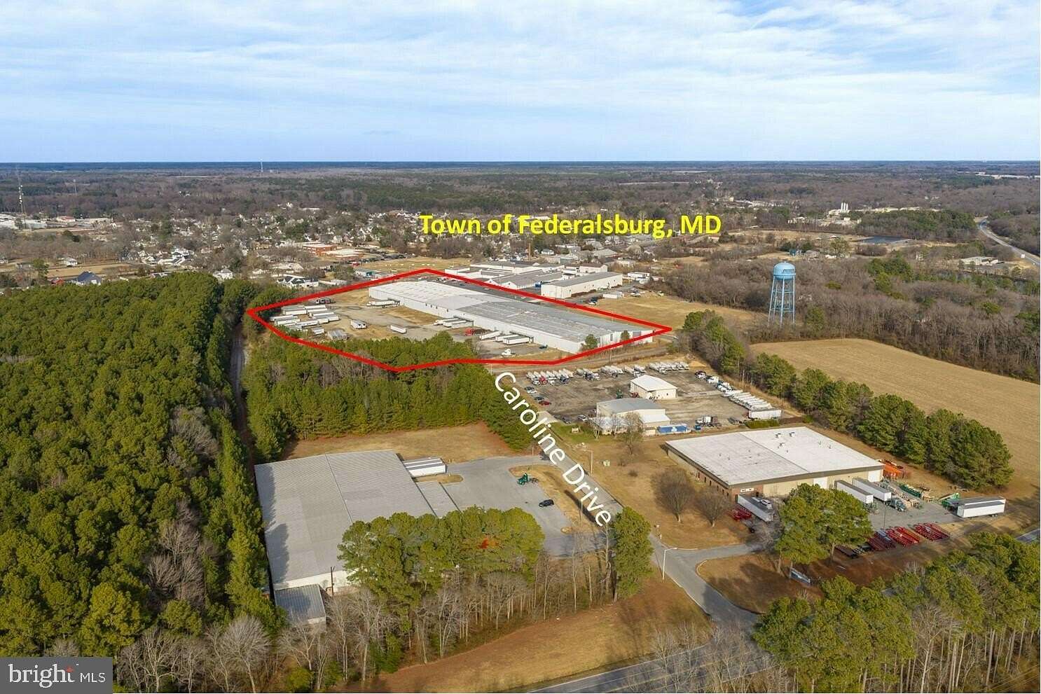 15.4 Acres of Commercial Land for Sale in Federalsburg, Maryland