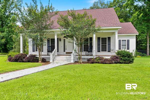 3.8 Acres of Land with Home for Sale in Bay Minette, Alabama