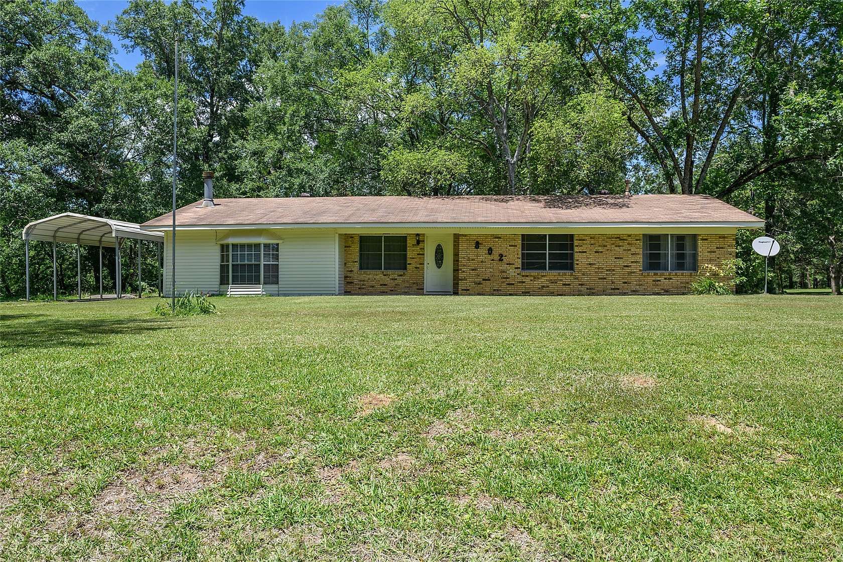 6.53 Acres of Land with Home for Sale in Mooringsport, Louisiana