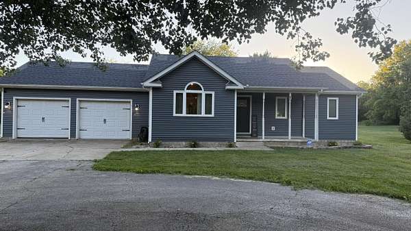 3 Acres of Land with Home for Sale in Wheatfield, Indiana