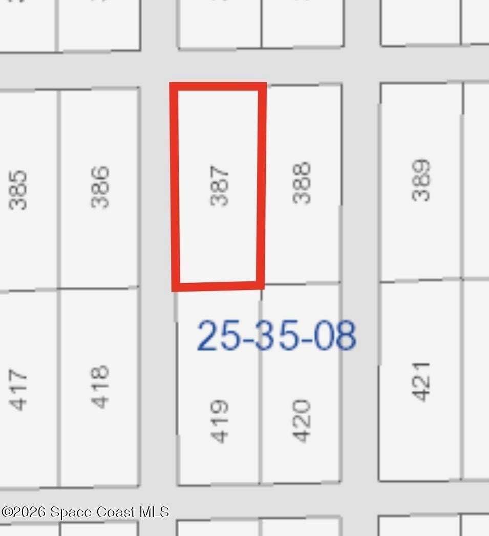 2.5 Acres of Residential Land for Sale in Rockledge, Florida