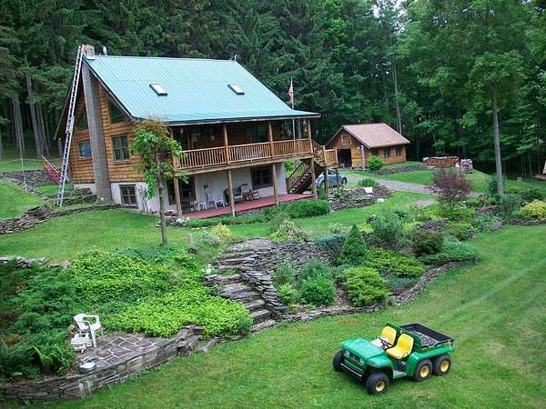10.9 Acres of Recreational Land with Home for Sale in Gillett, Pennsylvania
