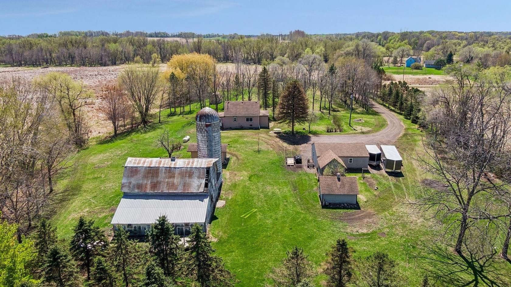 10 Acres of Land with Home for Sale in Waverly, Minnesota
