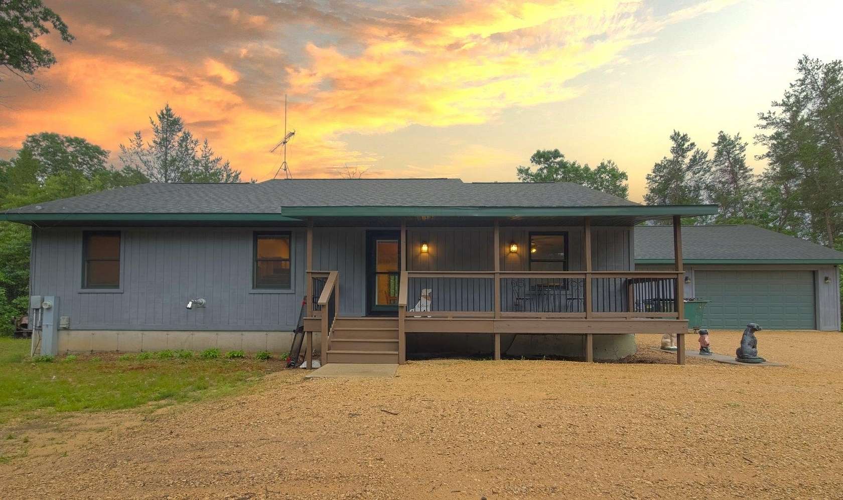 5 Acres of Land with Home for Sale in New Lisbon, Wisconsin