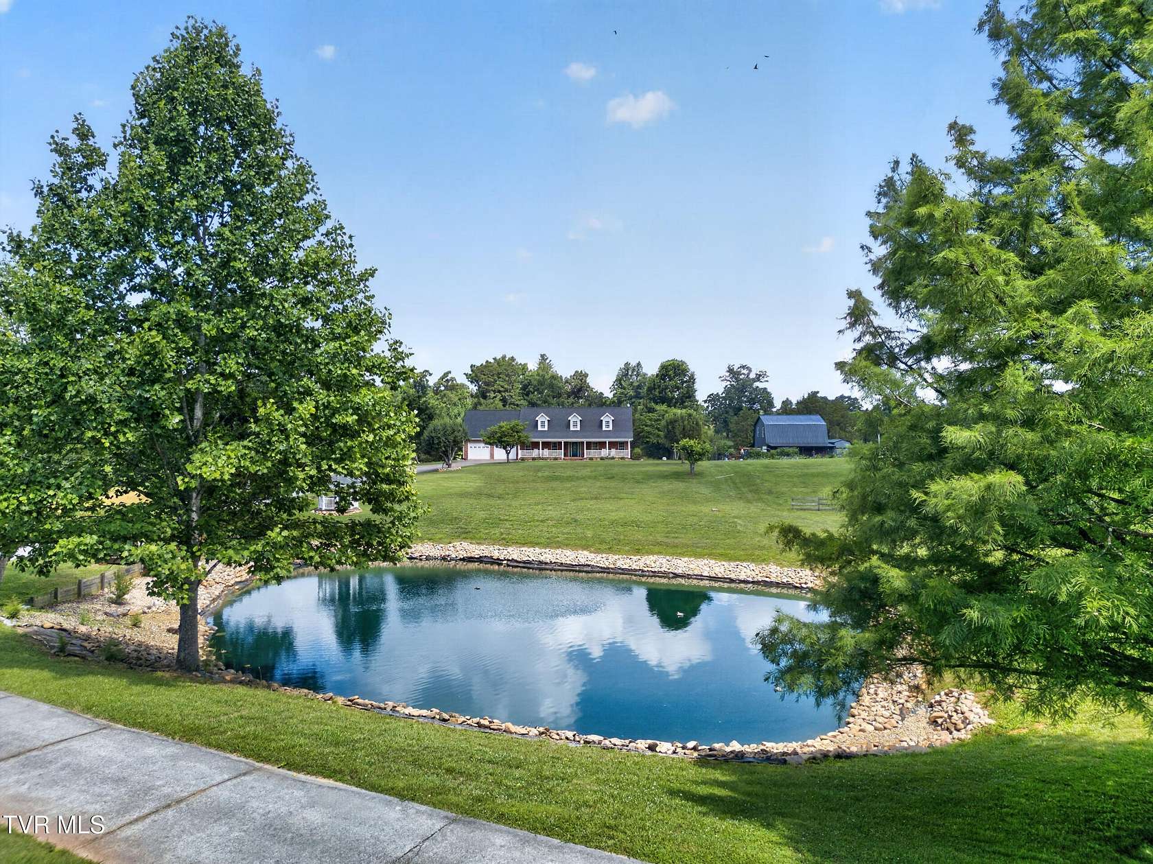 17.3 Acres of Land with Home for Sale in Afton, Tennessee
