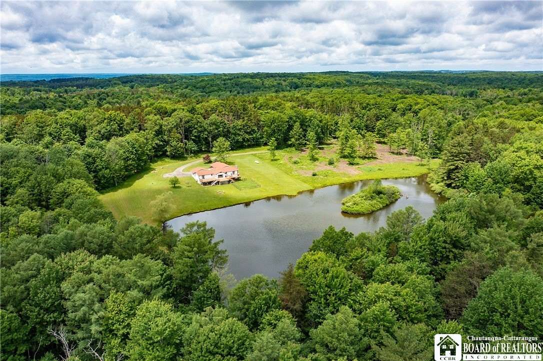 11.8 Acres of Recreational Land with Home for Sale in Dewittville, New York