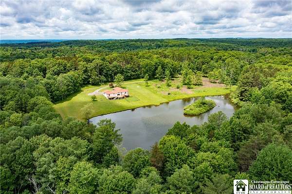 11.8 Acres of Recreational Land with Home for Sale in Dewittville, New York