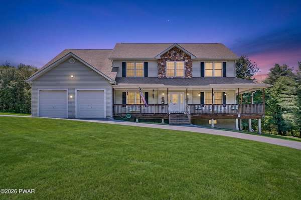 49.3 Acres of Land with Home for Sale in Starlight, Pennsylvania