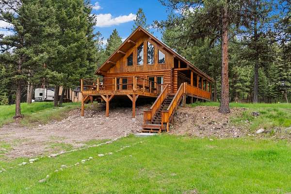 3.44 Acres of Land with Home for Sale in Seeley Lake, Montana